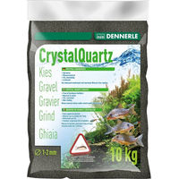 Produktbild von Dennerle Kristall-Quarzkies Diamantschwarz Aquarienkies für Süßwasser 10 kg - 10 kg