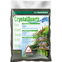 Produktbild von Dennerle Kristall-Quarzkies Diamantschwarz Bodengrund für Süßwasser Aquarien 5 kg - 5 kg