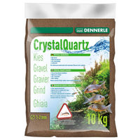 Produktbild von Dennerle Kristall-Quarzkies Dunkelbraun Bodengrund für Aquarien 10 kg - 10 kg
