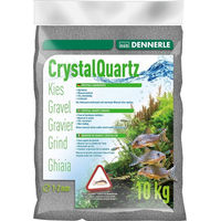 Produktbild von Dennerle Kristall-Quarzkies Schiefergrau Aquarienkies Bodengrund 10 kg - 10 kg
