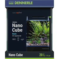Produktbild von Dennerle Nano Cube Basic Aquarium aus Glas mit LED-Leiste 20 Liter