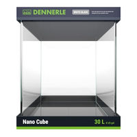 Produktbild von Dennerle Nano Cube White Glass Aquarium 30 Liter aus Glas mit abgerundeter Frontscheibe für Aquascaping - 30 l