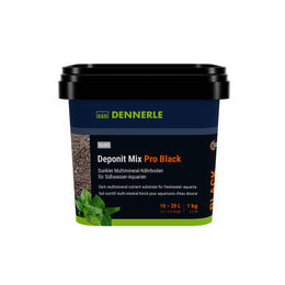 Dennerle Nano Deponit Mix Pro Black Bodengrund für Süßwasser-Aquarien 1 kg - 1 kg – Bild 1 von 3
