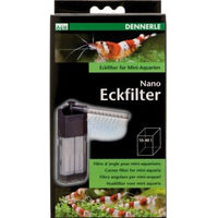 Produktbild von Dennerle Nano Eckfilter Innenfilter für Aquarien mit Fischen Garnelen und Krebsen