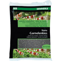 Produktbild von Dennerle Nano Garnelenkies Sulawesi Schwarz für Süßwasser Aquarien - 2 kg