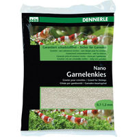 Produktbild von Dennerle Nano Garnelenkies Sunda Weiß Bio Aquarienkies für Garnelen und Bodenfische - 2 kg