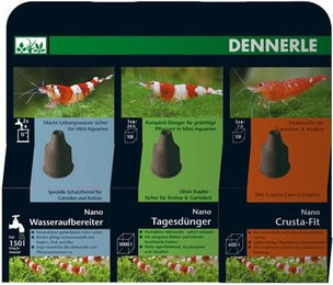 Dennerle Nano Pflegeset für Süßwasser-Aquarien mit Pflanzendünger und Wasseraufbereiter für Garnelen 3x15 ml - 15 ml – Bild 1 von 2