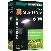 Produktbild von Dennerle Nano Style LED M Aufsetzleuchte Schwarz 6W - 500 g