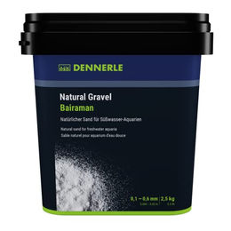 Dennerle Natural Gravel Bairaman Naturkies Bodengrund für Aquarien 2,5 kg - 2,5 kg – Bild 1 von 2