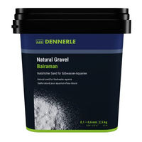 Produktbild von Dennerle Natural Gravel Bairaman Naturkies Bodengrund für Aquarien 2,5 kg - 2,5 kg