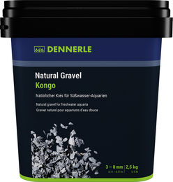 Dennerle Natural Gravel Kongo Bodengrund 3-8 mm Grau 2,5 kg - 2,5 kg – Bild 1 von 3