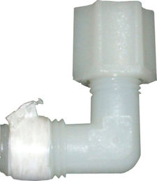 Produktbild von Dennerle Osmose Fitting 1/4 Winkel aus Kunststoff Weiß 1 Stück