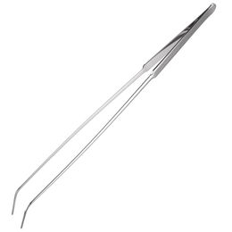 Dennerle Plant Tweezer Curved Aquascaping Pinzette aus Edelstahl 30 cm Silber - 30 cm – Bild 1 von 2