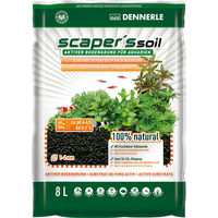 Produktbild von Dennerle Scaper's Soil Black Color Aquascaping Bodengrund für Süßwasser Aquarien 8 Liter - 8 l