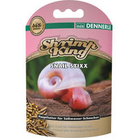Produktbild von Dennerle Shrimp King SnailStixx Schneckenfutter mit Calcium, Spinat und Kelp Algen 45 g - 45 g