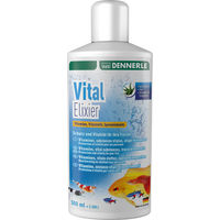Produktbild von Dennerle Vital Elixier Wasseraufbereiter mit Vitaminen und Spurenelementen für Fische und Garnelen 500 ml - 500 ml