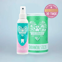 Produktbild von Dental & Darm Bundle Funktionssnacks für Katzen mit Insekten für Zahnpflege und Verdauung - 14 x 25 g