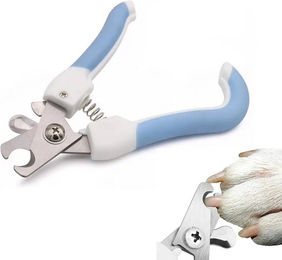 DENU-Home Krallenschere für Hunde und Katzen aus Gummi in Blau – Bild 1 von 2