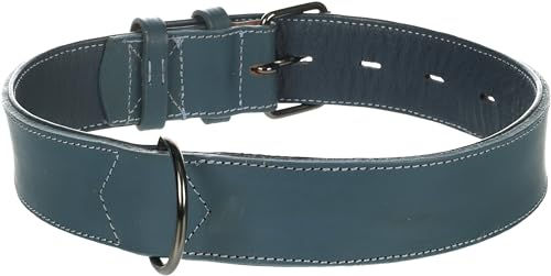 Denver Flamingo Hundehalsband gepolstert und breit Blau XXL 45mm 56-73cm – Bild 1 von 3