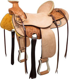 Produktbild von Denver Wade Westernsattel für Pferde aus Leder in Braun