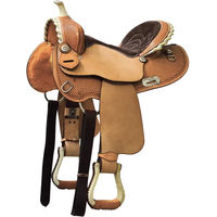 Produktbild von Denver Western Barrel Sattel für Pferde aus Leder in Braun