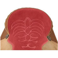 Produktbild von Denver Westernsattel für Pferde Barrel Arabian Square Skirt Rot 16 Zoll