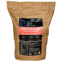 Produktbild von Dera Croc Kaltgepresstes Hundefutter Geflügel und Kartoffel Adult Monoprotein 7 kg
