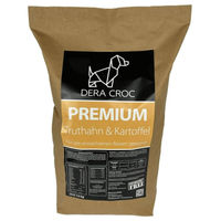 Produktbild von Dera Croc Premium Hundefutter Truthahn und Kartoffel getreidefrei mit hohem Fleischanteil 15 kg