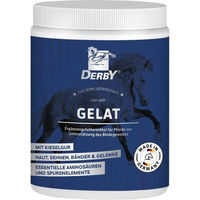 Produktbild von Derby Gelat Mineralfutter für Pferde zur Unterstützung von Gelenken und Knochen 1000g