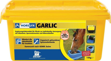 Produktbild von Derby Horslyx Garlic Mineralfutter Ergänzungsfutter für Pferde 5 kg