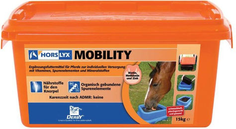 Produktbild von Derby Horslyx Mobility Nahrungsergänzung für Pferde zur Unterstützung von Gelenken und Immunsystem 1000g