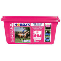Produktbild von Derby Horslyx Pro Digest Pferdefutter zur Unterstützung der Magen-Darm-Gesundheit mit Probiotika 1 kg