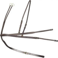 Produktbild von Derby Jagdcollier mit Martingal aus Leder für Pferde in Braun