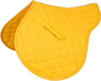 Produktbild von Derby Klassisches Sattelblatt für Pferde aus Baumwolle Gelb