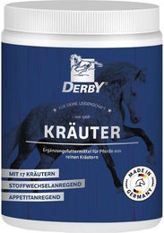 Derby Kräuter Ergänzungsfutter für Pferde zur Immunstärkung und Unterstützung der Atemwege 600 g – Bild 1 von 4
