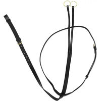 Produktbild von Derby Martingal für Pferde aus Leder in Schwarz