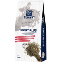 Produktbild von Derby Pferdefutter Sport Plus Pellets zur Unterstützung von Sport und Leistung mit Vitaminen und Mineralstoffen 1 kg