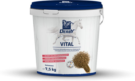 Derby Vital Pferdefutter Pellets für Sport, Leistung und Zucht 7,5 kg - 7,5 kg – Bild 1 von 5