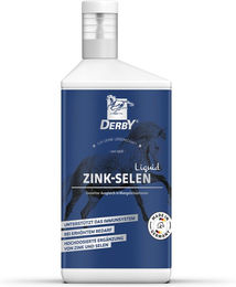 Produktbild von Derby Zink + Selen Liquid Nahrungsergänzung für Pferde zur Unterstützung von Immunsystem, Haut, Fell und Hufen 1000 ml