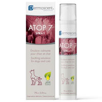 Produktbild von Dermoscent ATOP 7 Fellspray für Hunde und Katzen zur Linderung von Juckreiz und Hautirritationen 75 ml - 75 ml