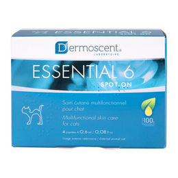 Dermoscent Essential 6 Spot-On für Hunde, Katzen und Kleintiere bis 10 kg mit Vitamin E zur Unterstützung der Hautbarriere 4 x 0,6 ml - 4 x 0,6 ml – Bild 1 von 12
