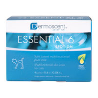 Produktbild von Dermoscent Essential 6 Spot-On für Hunde, Katzen und Kleintiere bis 10 kg mit Vitamin E zur Unterstützung der Hautbarriere 4 x 0,6 ml - 4 x 0,6 ml