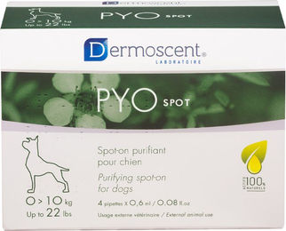 Dermoscent PYOspot Haut- und Fellpflege für Hunde kleiner Rassen 0-10 kg 4 Pipetten – Bild 1 von 12
