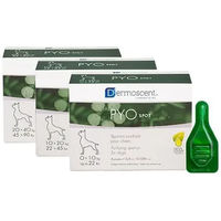 Produktbild von Dermoscent Pyospot Hundenpflege für mittlere Rassen 10-20 kg 4er Pack