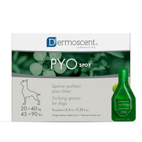 Produktbild von Dermoscent Pyospot Spot-On für Hunde großer Rassen 20kg-40kg 4er Pack