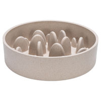 Produktbild von Designed by Lotte Antischling-Napf für Hunde aus Bambus in Beige