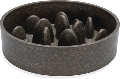 Designed by Lotte Antischlingnapf für Hunde aus Bambus Grau 800 ml - 0,8 l – Bild 1 von 10