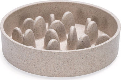 Designed by Lotte Antischlingnapf für Katzen aus Bambus Pom Beige – Bild 1 von 8