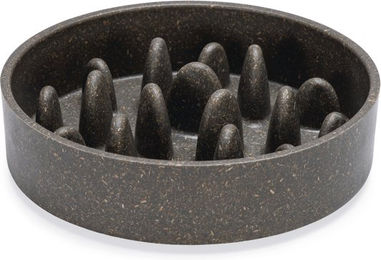 Designed by Lotte Antischlingnapf Pom aus Bambus für Katzen und Hunde Grau 410 ml - 410 ml – Bild 1 von 13