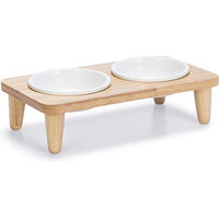 Produktbild von Designed by Lotte Dinnerset Djeha Keramik Futternapf für Katzen Weiß - 1 Stk.